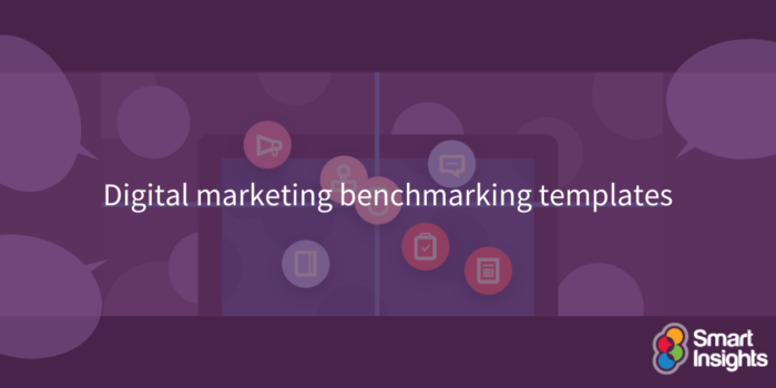 Digital marketing benchmarking templates