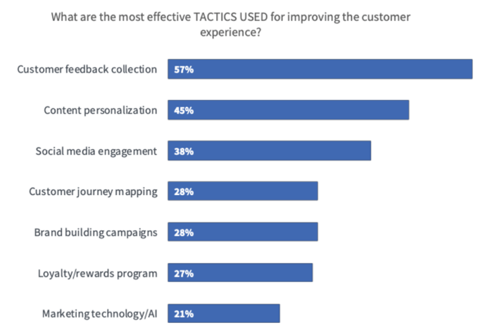 Effective CX improvement tactics